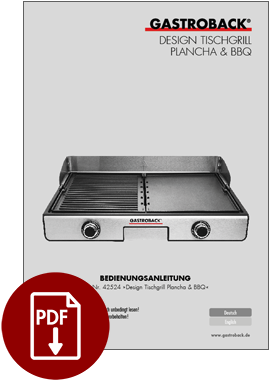 62524 - Design Table Grill Plancha & BBQ - IM
