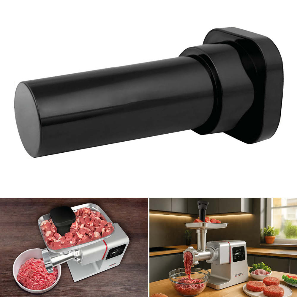 GASTROBACK® Mincer - 41410 - Design Mincer 6-in-1 Power Pro #10 - Pusher for easy and safe filling of meat and ingredients into the feed chute. Ensures consistent feeding and comfortable handling.